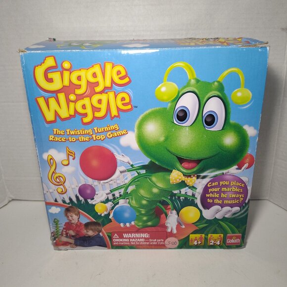 Giggle Wiggle Race-to-the-Top Game 100% Complete w/ Box and Instructions, Works - Picture 1 of 8